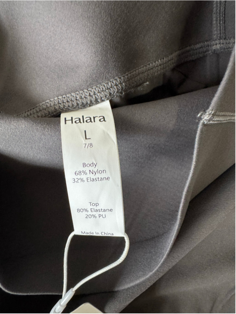 Halara UltraSculpt™ High Waisted Butt Lifting 7/8 Leggings Gray Size L NWT - Picture 10 of 13